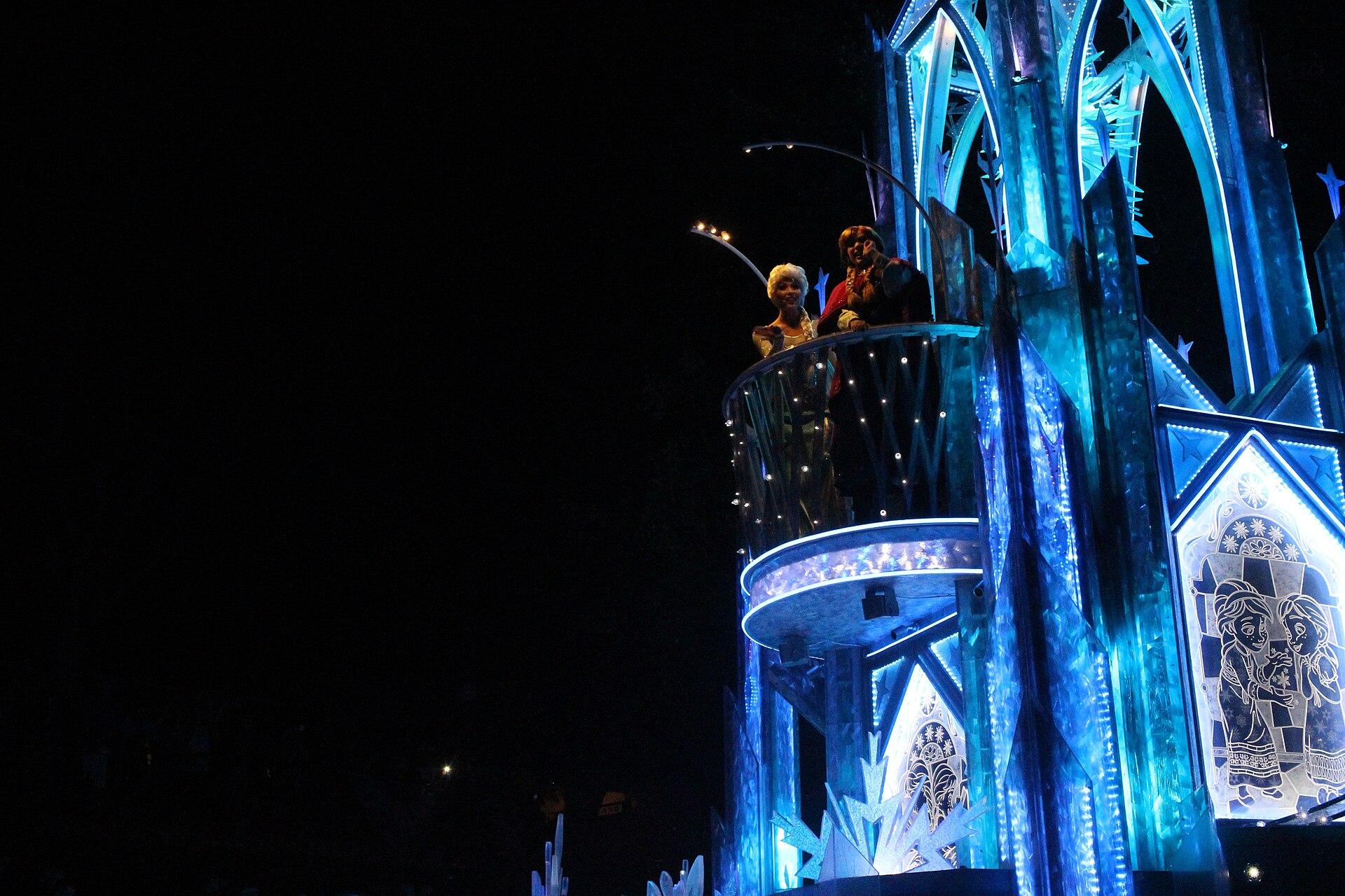 Theme Park at Night jigsaw puzzle preview