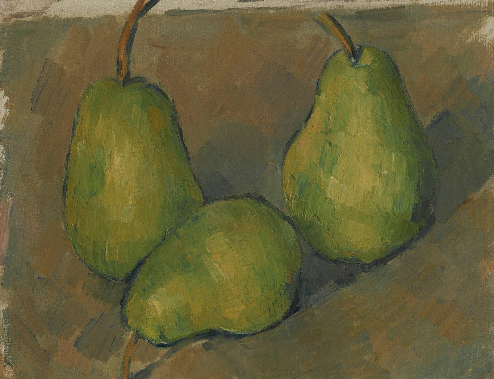 Three Pears 1878/1879 Paul Cezanne jigsaw puzzle preview