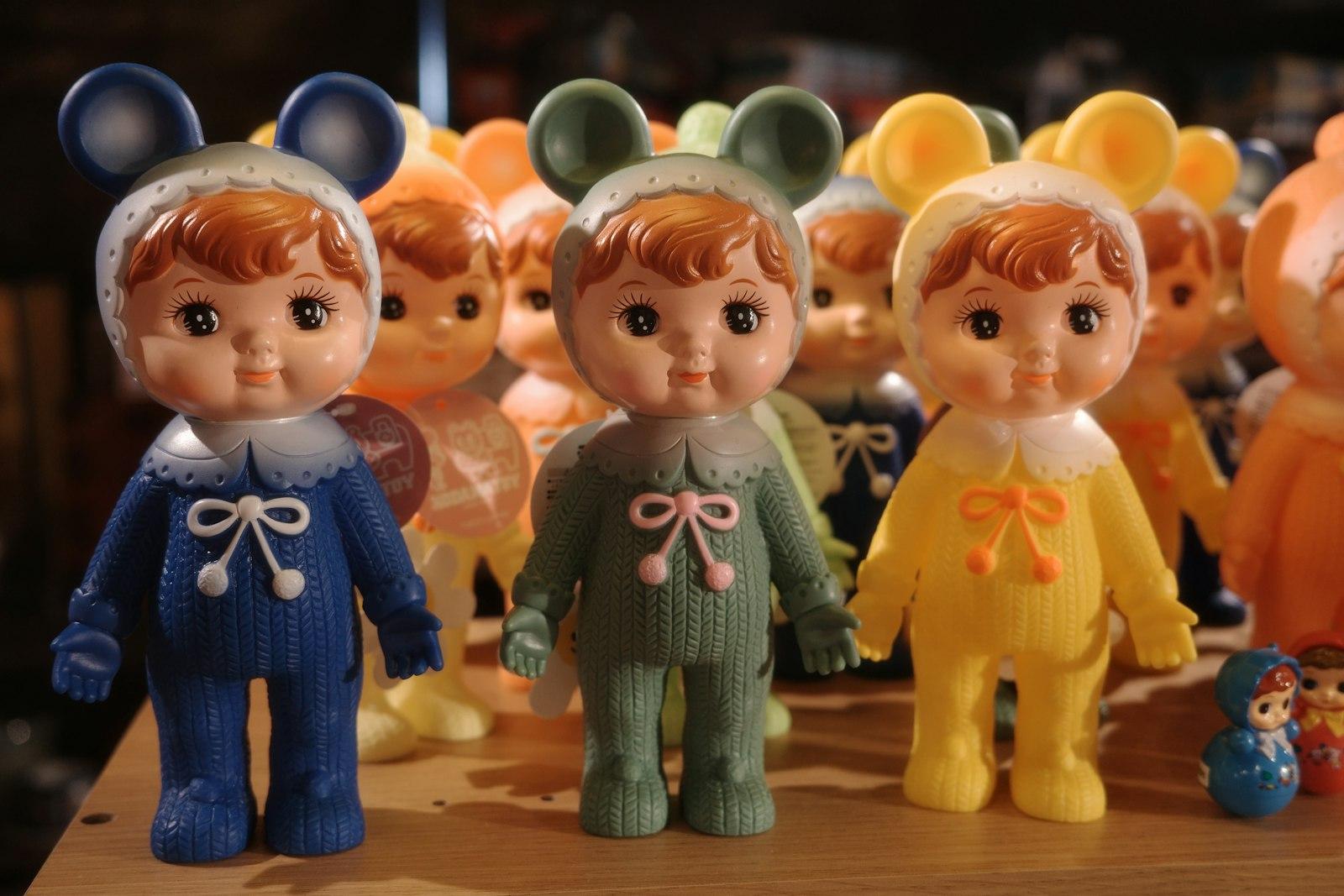 Three Vintage Dolls Wearing Mouse Costumes jigsaw puzzle preview