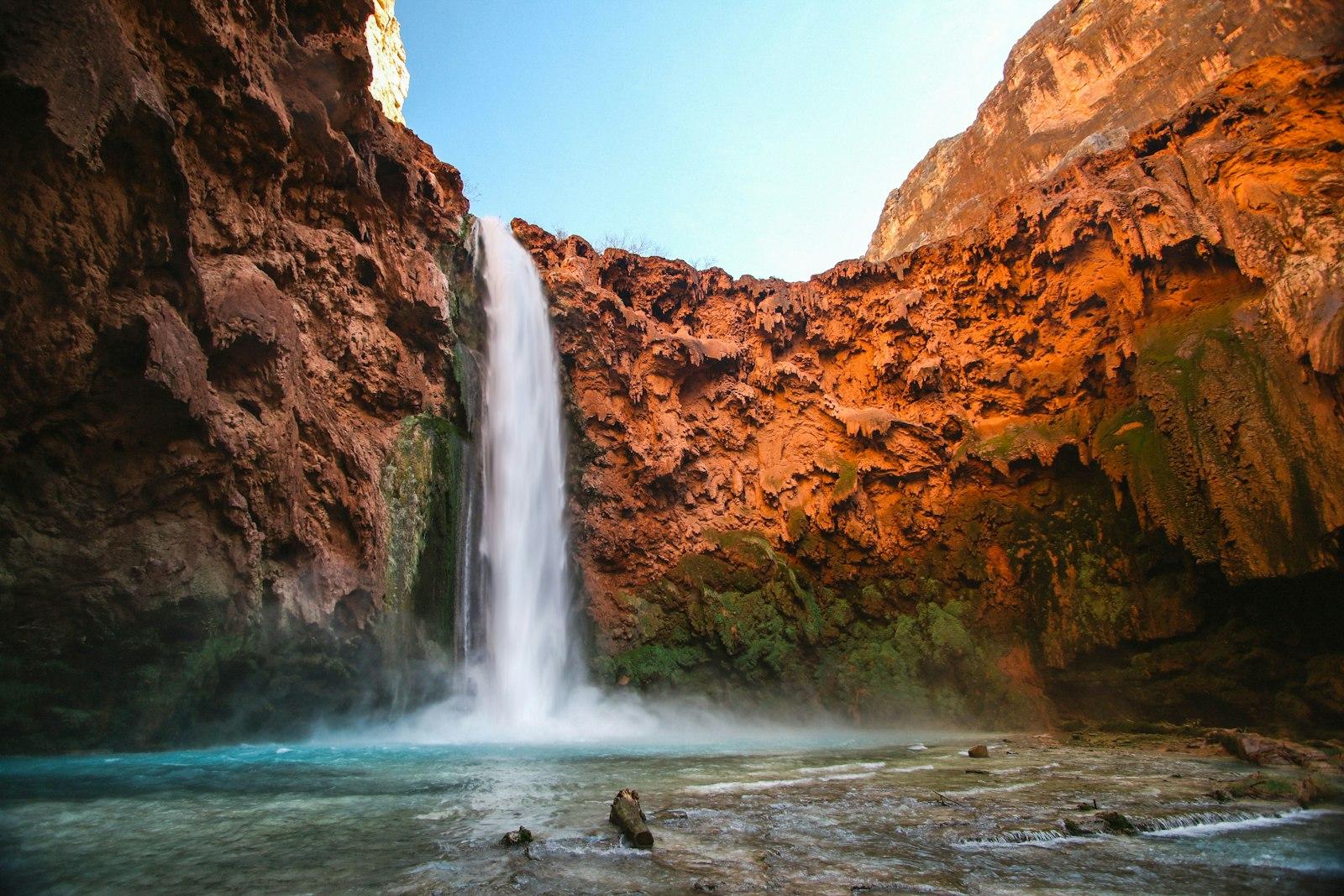 Time Lapse Photography Of Waterfalls jigsaw puzzle preview