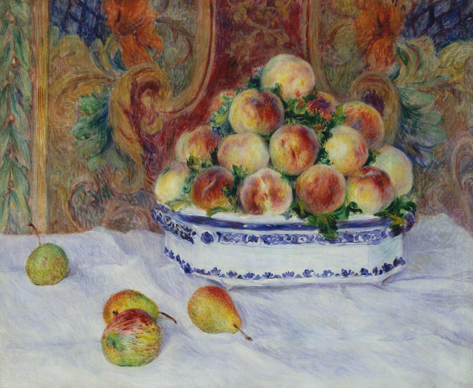 Title: Still Life With Peaches jigsaw puzzle preview
