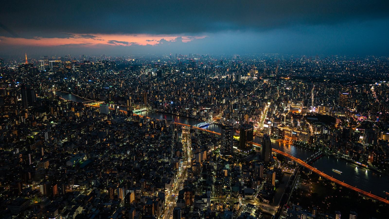 Tokyo At Night jigsaw puzzle preview