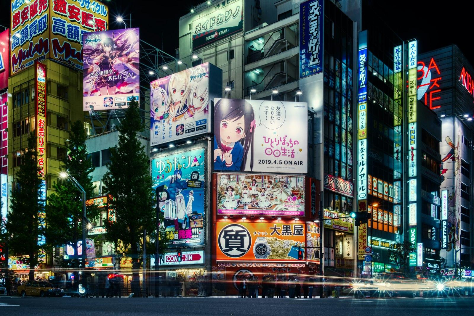 Tokyo Street At Night jigsaw puzzle preview