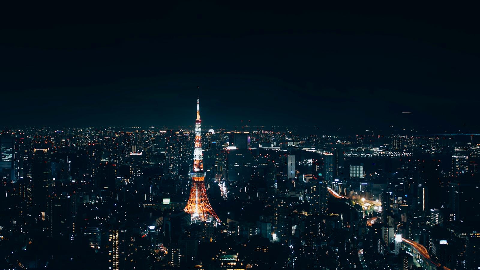 Tokyo Tower In The Night jigsaw puzzle preview