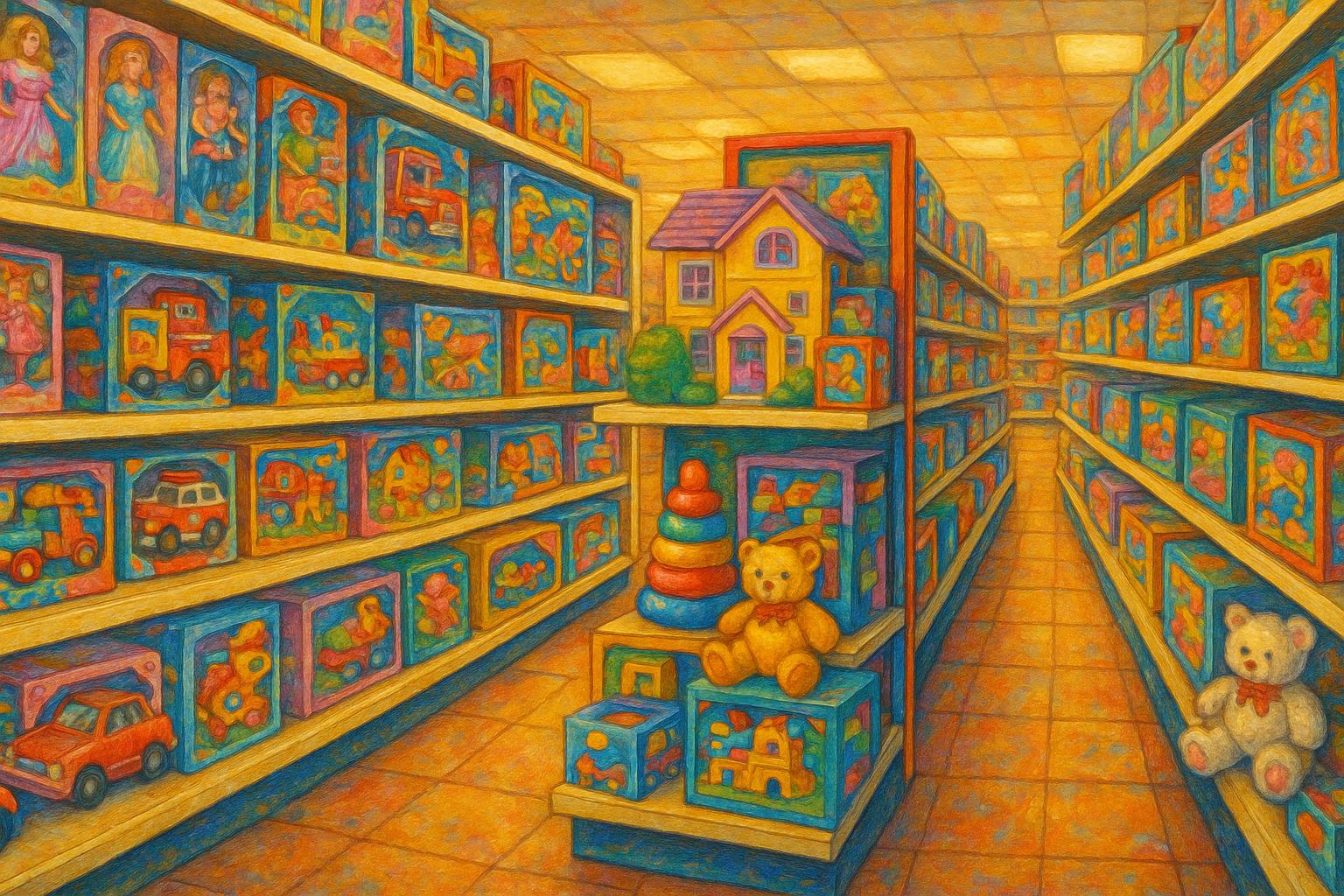 Toy Store Aisle jigsaw puzzle preview