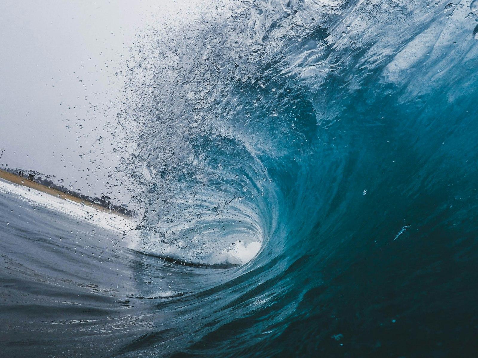 View Of The Barrel Wave jigsaw puzzle preview