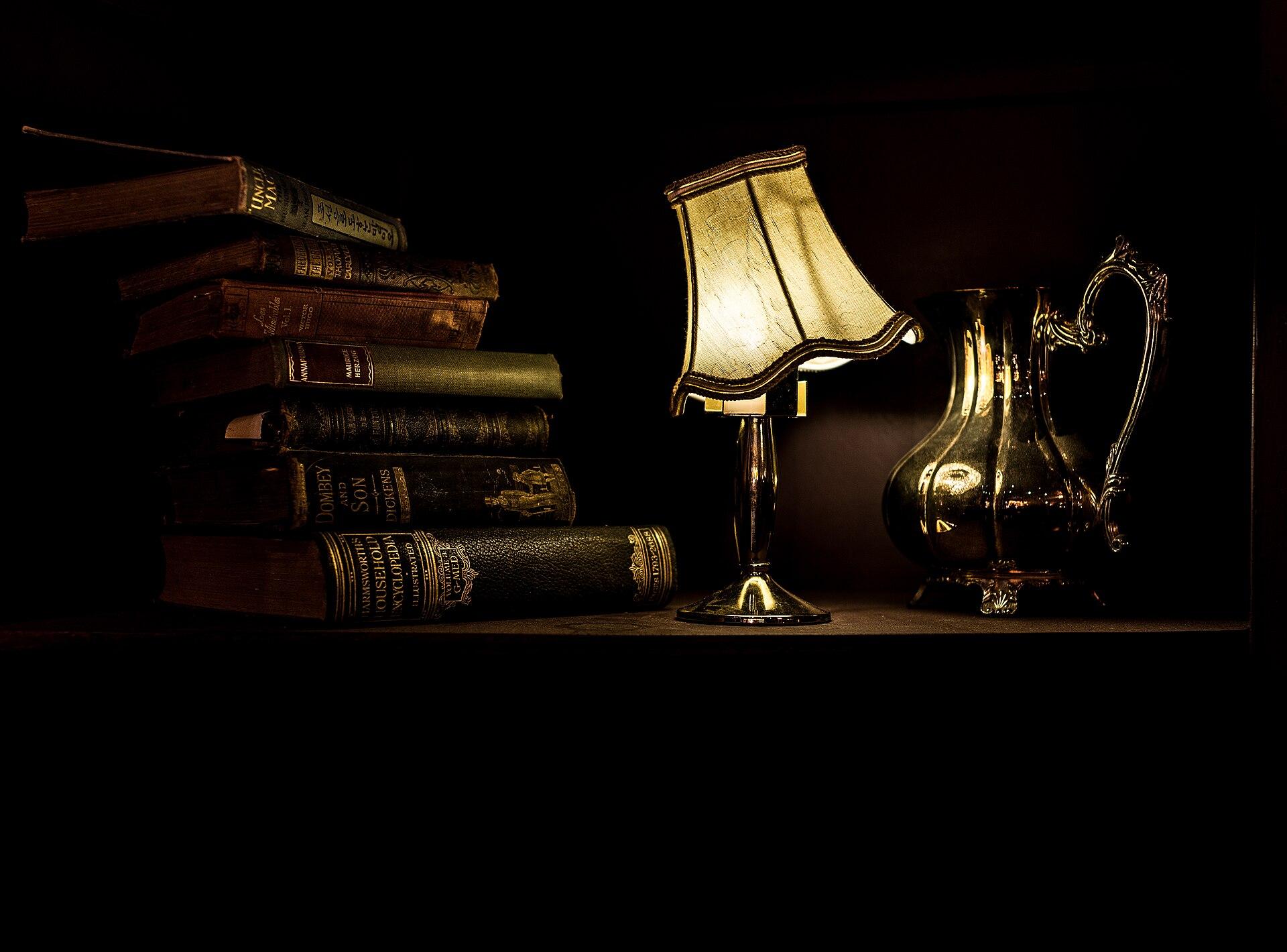 Vintage Books Stack jigsaw puzzle preview