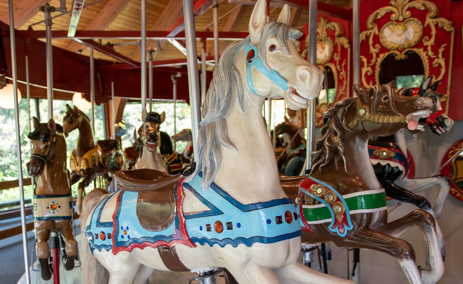 Vintage Carousel ("Merry-Go-Round") With Hand-Carv jigsaw puzzle preview