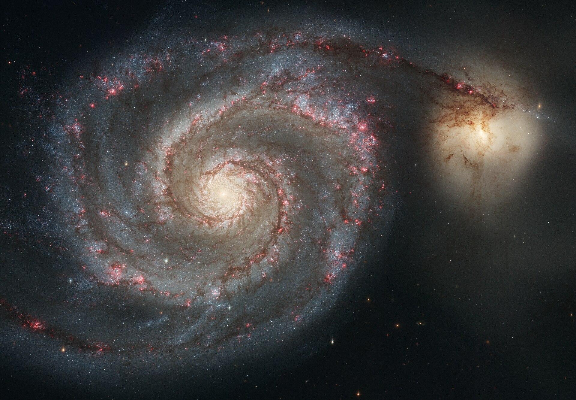 Whirlpool Galaxy jigsaw puzzle preview