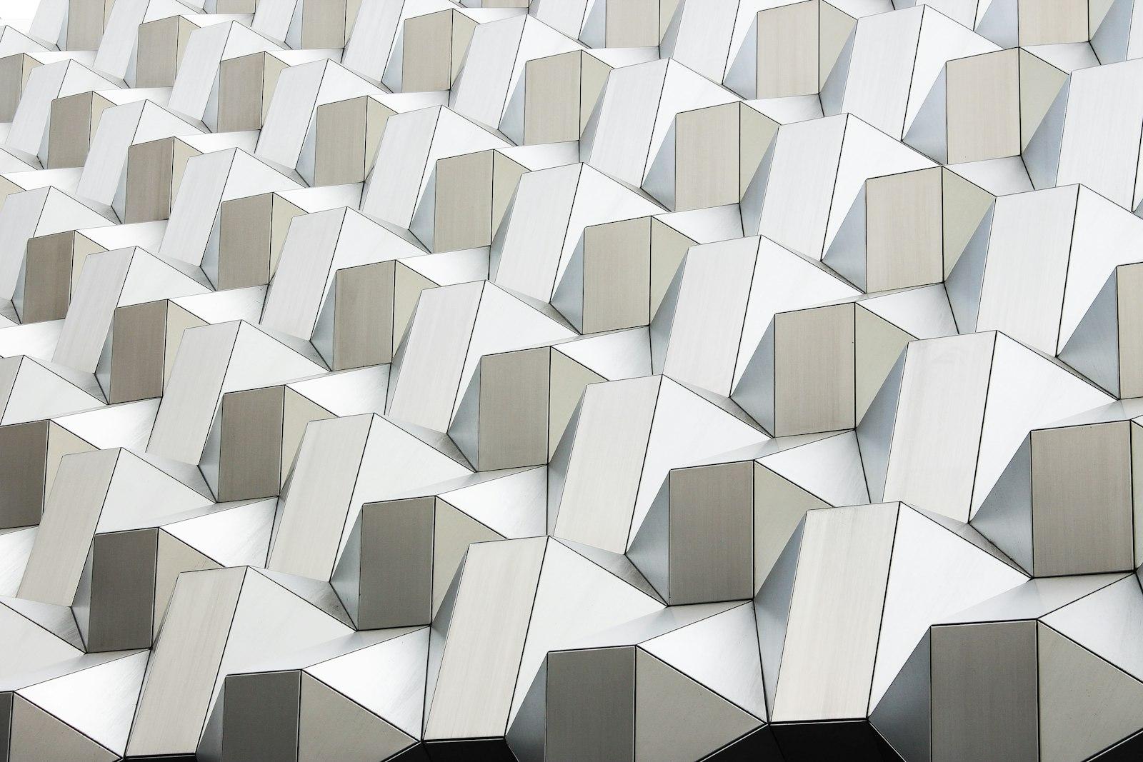White Abstract Geometric Artwork jigsaw puzzle preview