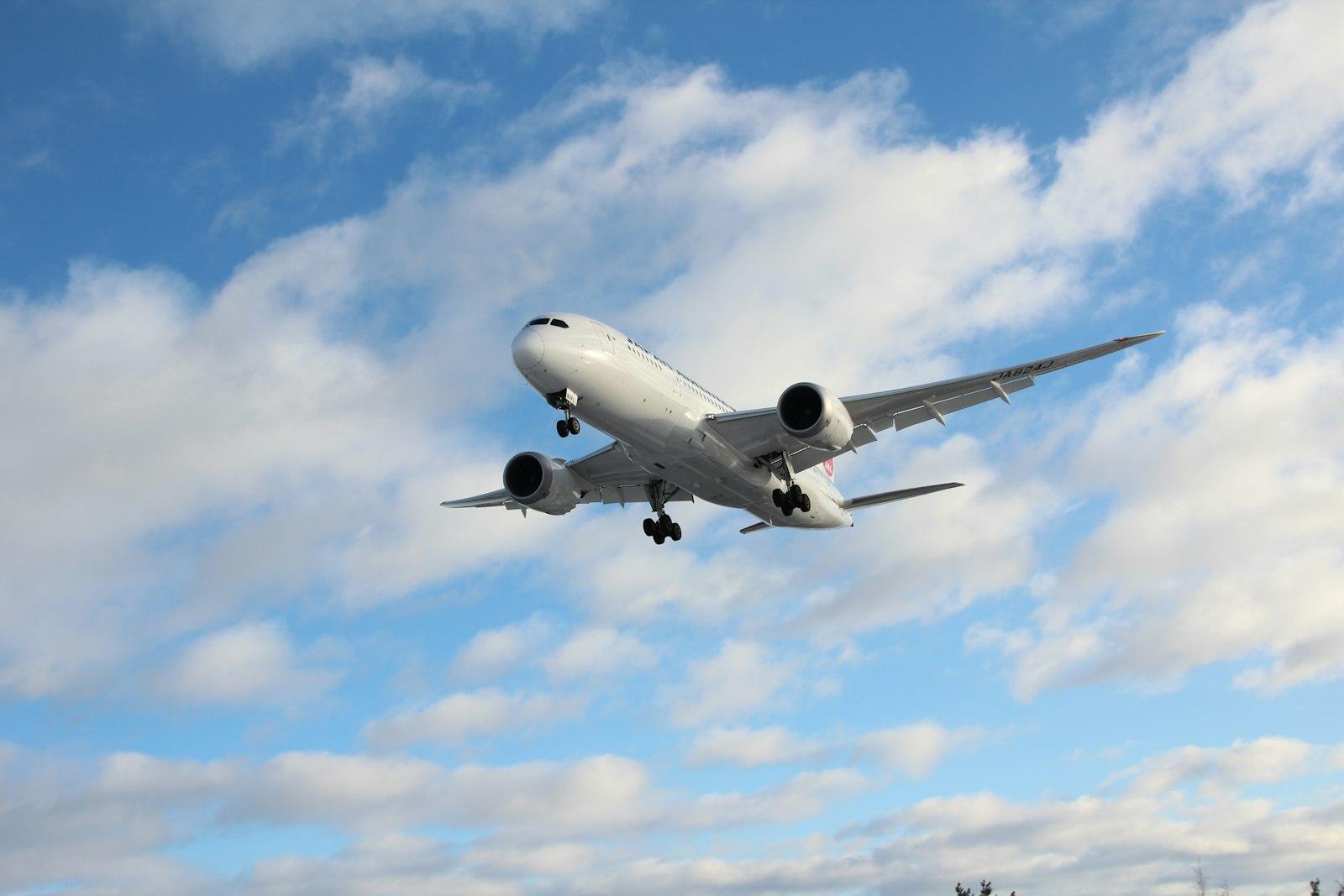 White Airplane Under Blue Sky During Daytime jigsaw puzzle preview
