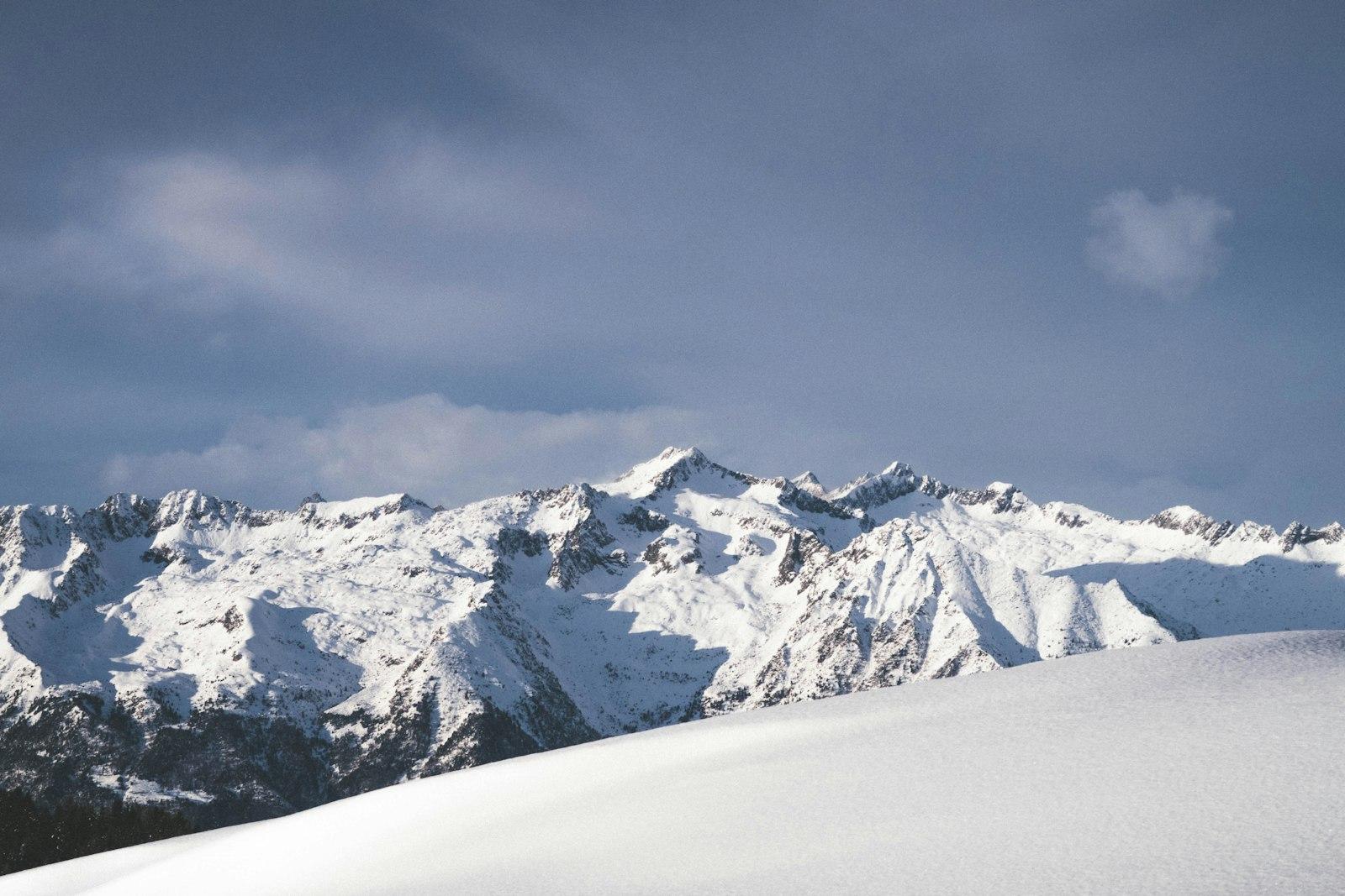 White And Black Mountain Under Blue And White Sky jigsaw puzzle preview
