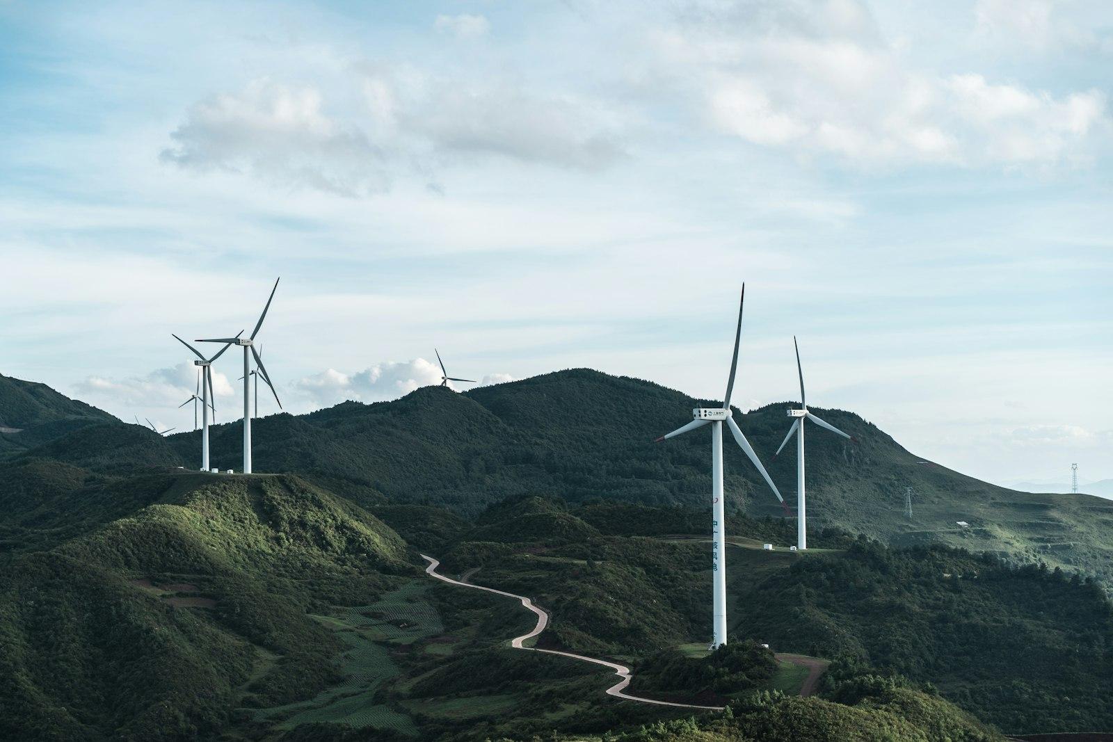 Windmill At Modou Mountain,Yunnan,China jigsaw puzzle preview
