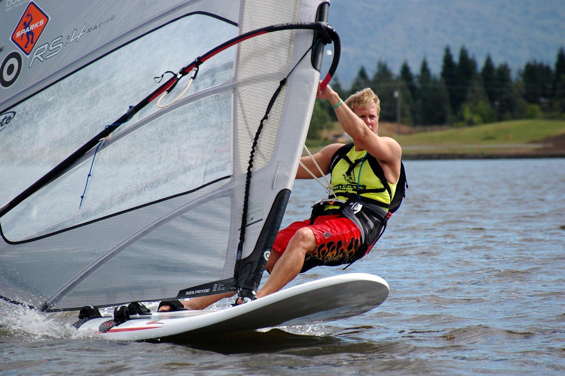 Windsurfer on the Bay jigsaw puzzle preview