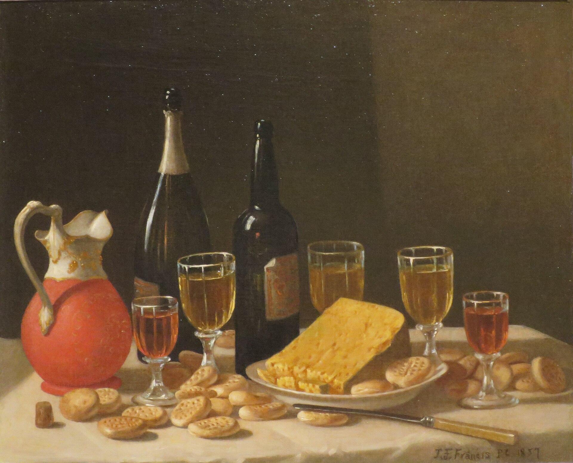 Wine and Cheese jigsaw puzzle preview