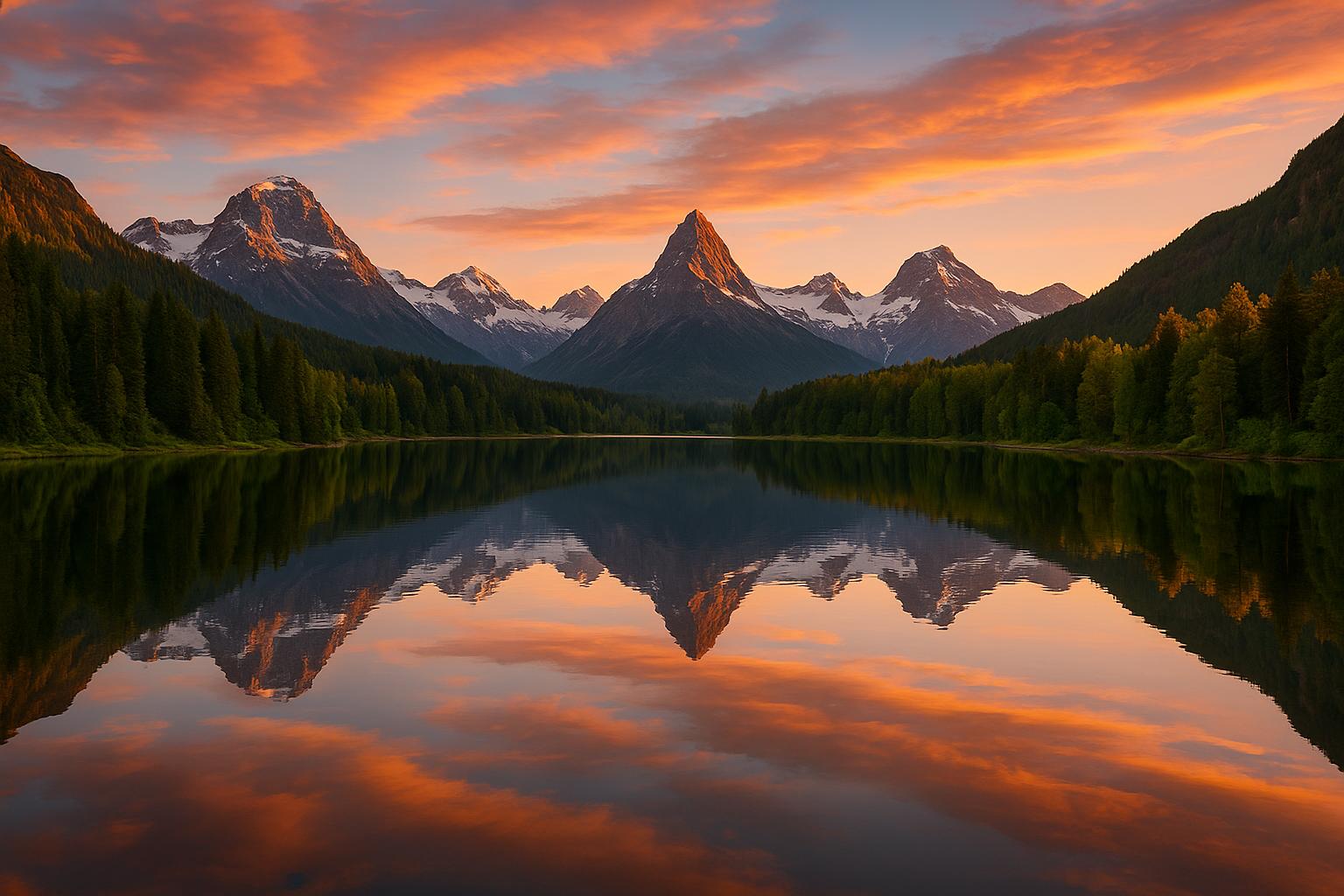 Serene Mountain Lake — daily jigsaw puzzle for Monday, June 29, 2026