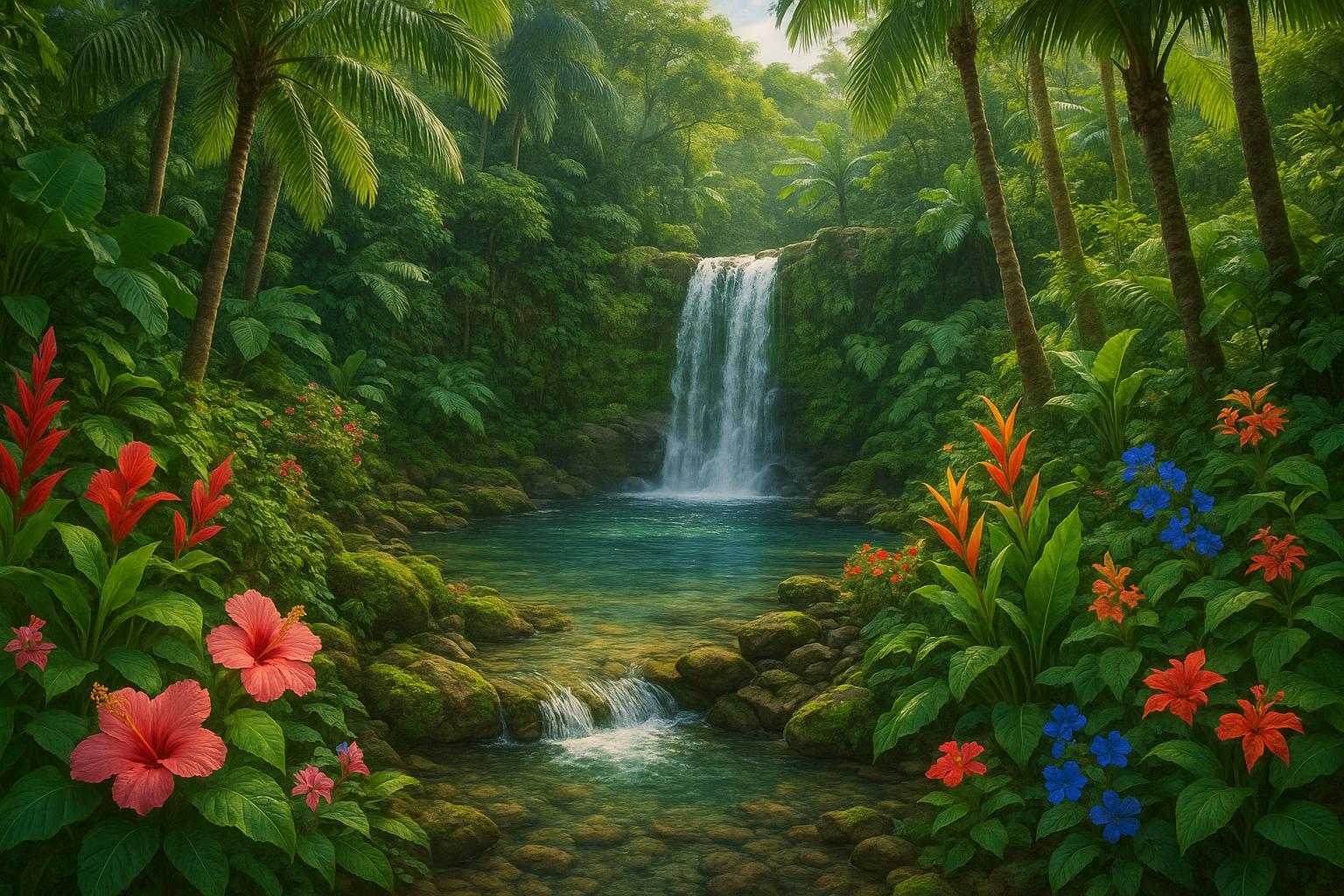 Lush Tropical Sanctuary — daily jigsaw puzzle for Saturday, July 11, 2026