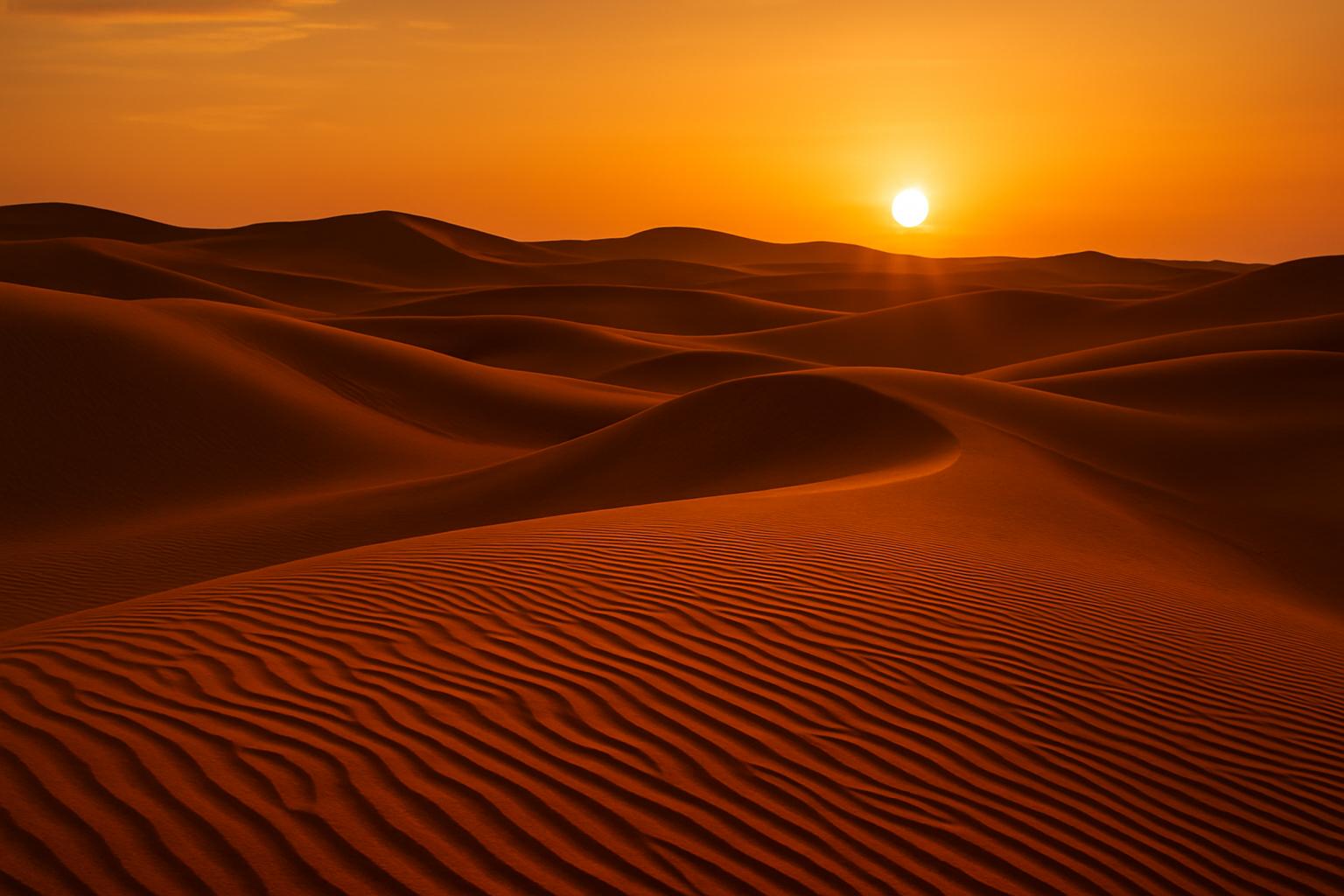 Golden Desert Dunes — daily jigsaw puzzle for Thursday, July 9, 2026