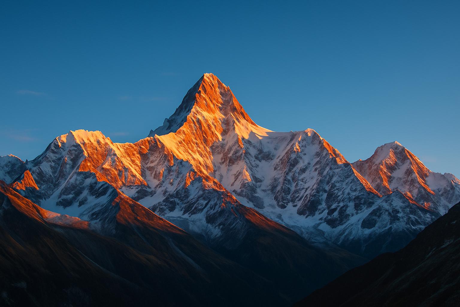 Majestic Snowy Peaks — daily jigsaw puzzle for Saturday, July 18, 2026
