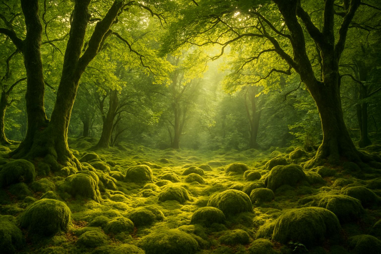Enchanting Mossy Glade — daily jigsaw puzzle for Thursday, July 23, 2026