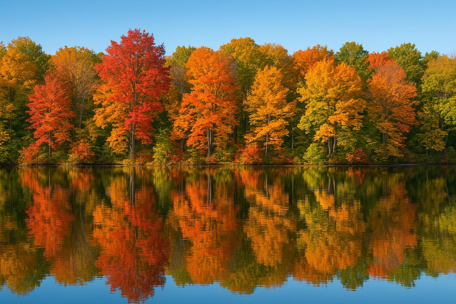 Serene Autumn Reflection — daily jigsaw puzzle for Sunday, July 5, 2026