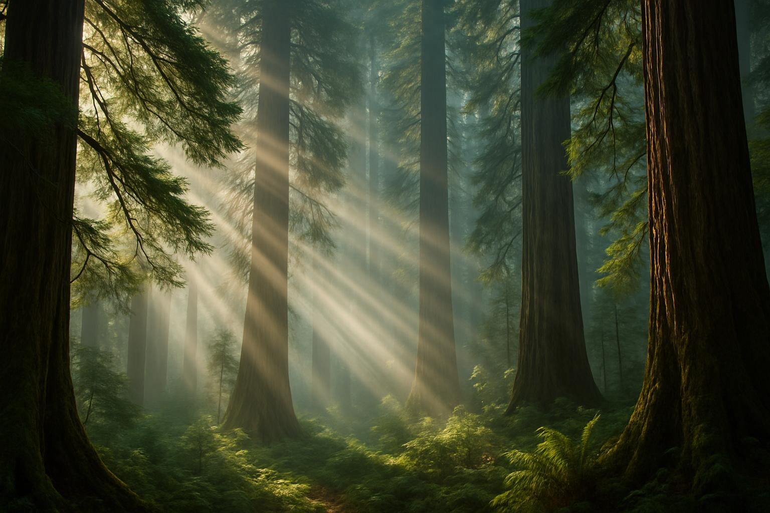 Mystical Foggy Forest — daily jigsaw puzzle for Sunday, July 26, 2026
